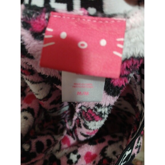 Hello Kitty By Sanrio 2012 Pink Cheetah Print Pajama Pants Medium   Soft - Picture 7 of 9